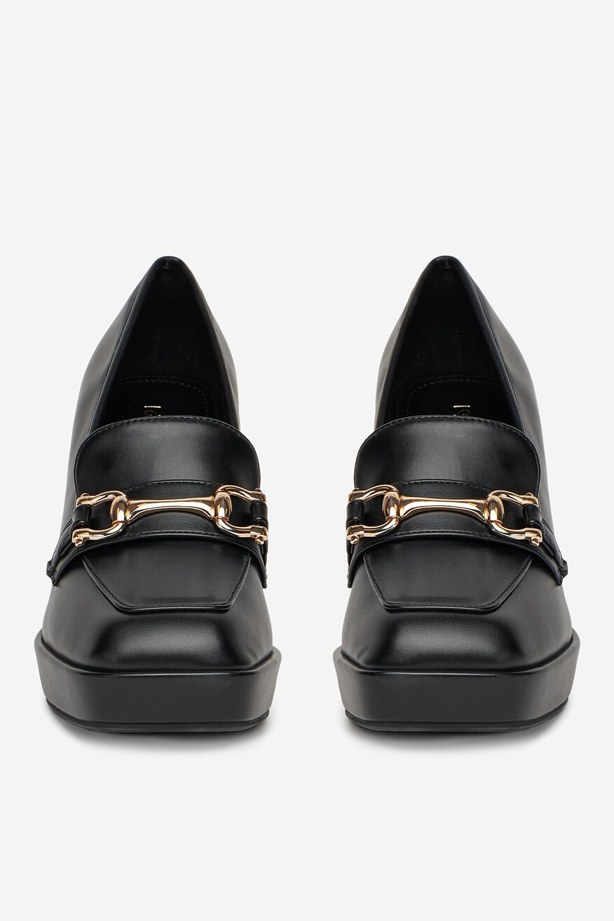 DeeZee - Loafersy na obcasie - 5904410821390