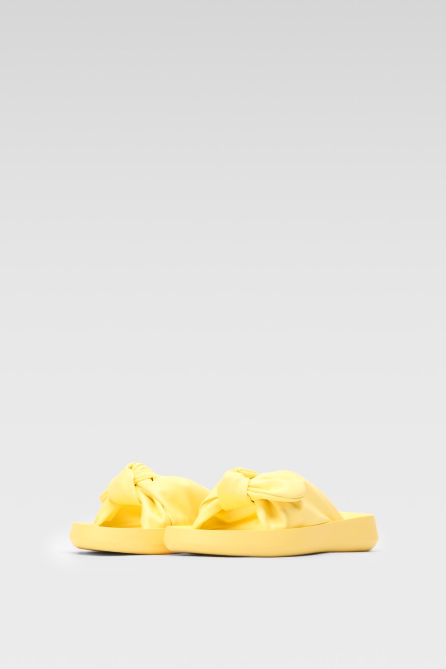 Jenny Fairy - Japonki z aplikacją żółte - 5904248683559