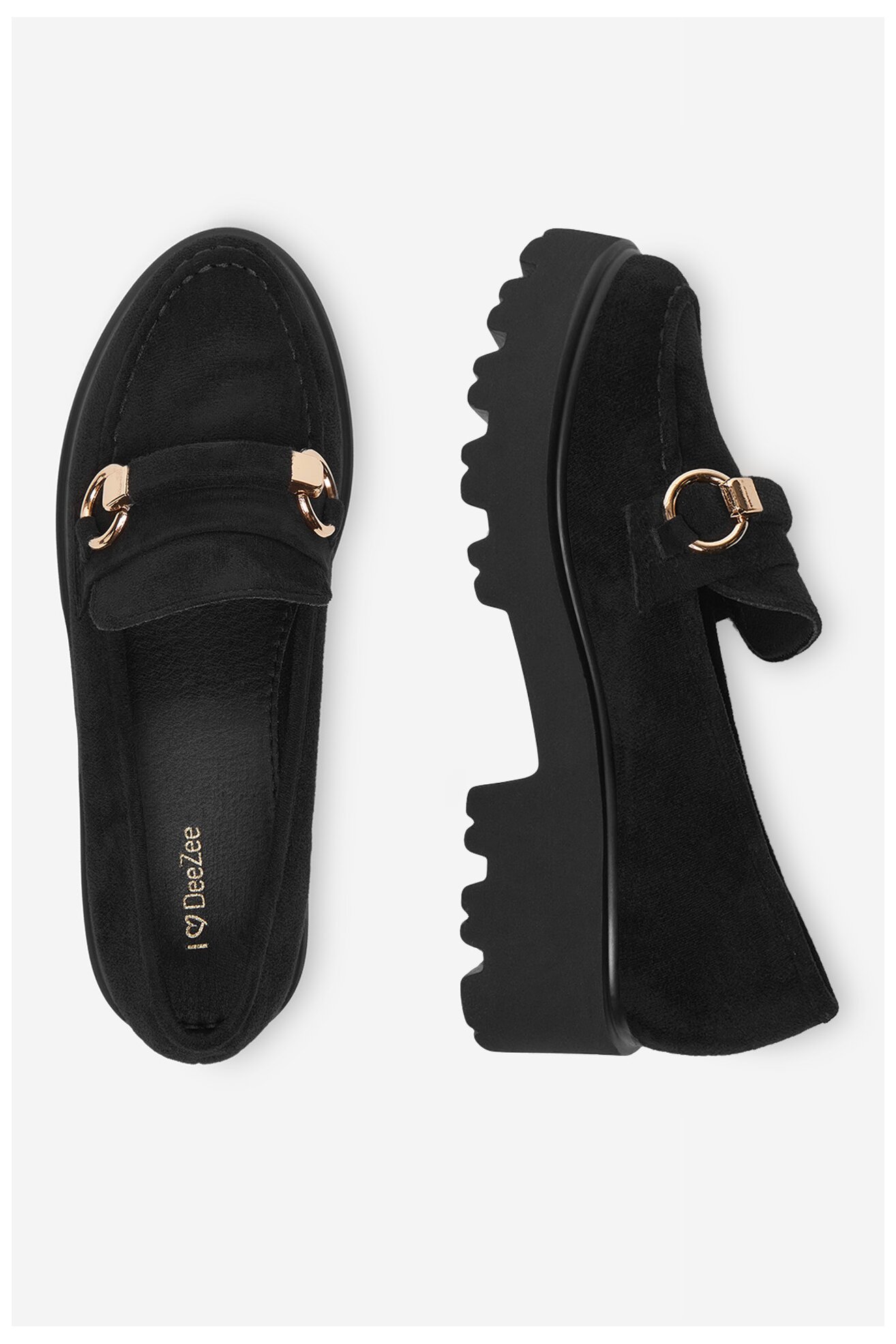 Mokasyn DeeZee LE601-4 Czarny