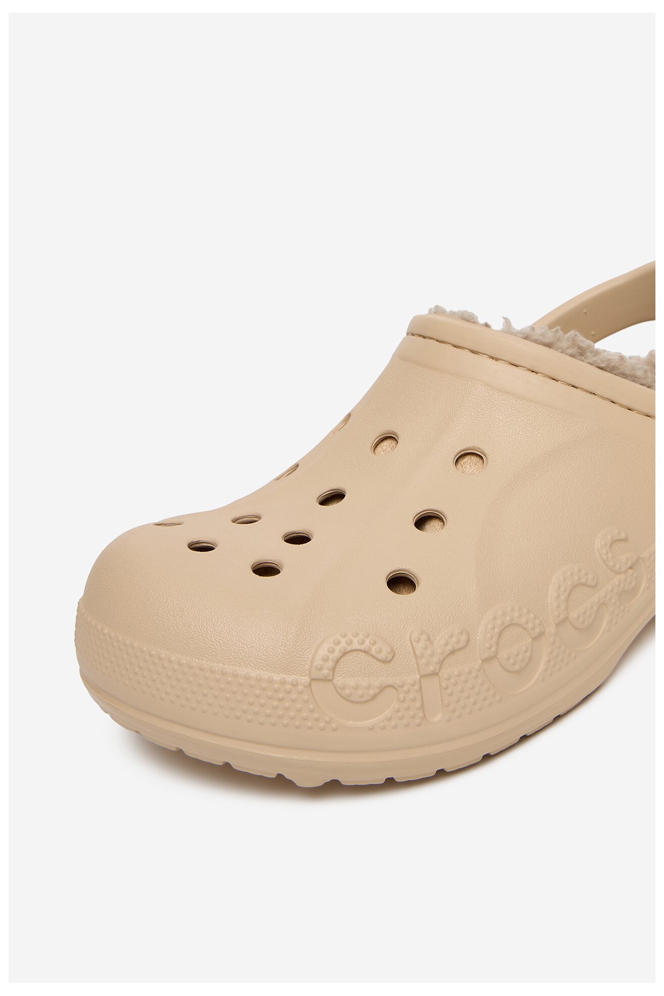 Șlapi pentru bazin Crocs C-BAYA LINED CLOG 205969-2ZM BEJ