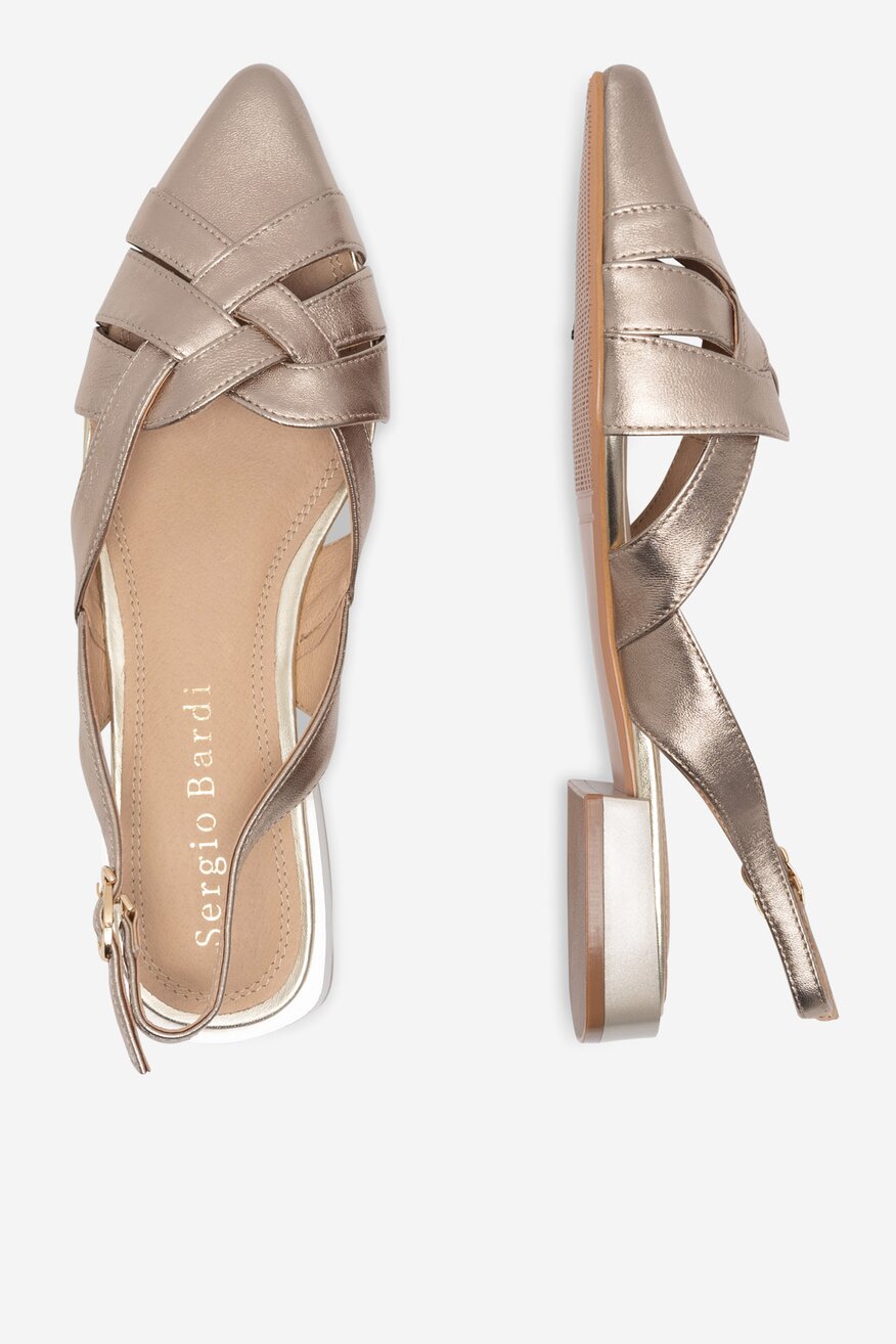 Sergio Bardi - Baleriny skórzane - 5903698622385