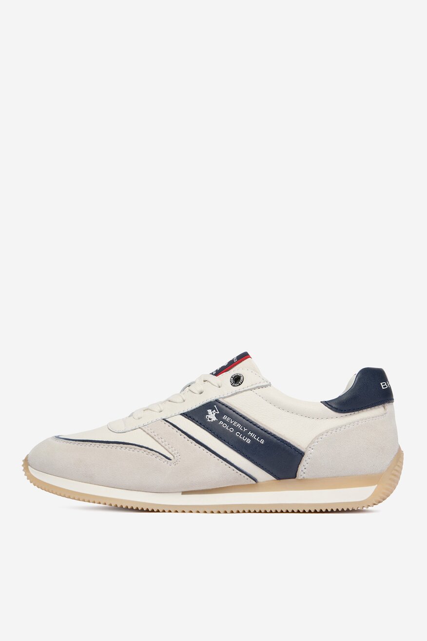 
                Beverly Hills Polo Club - Sneakersy skórzane - 5907964013662