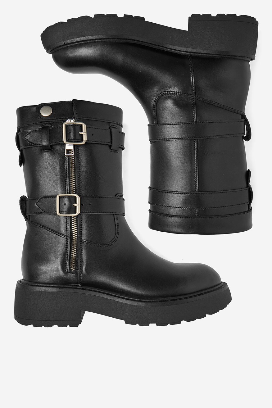 
                Badura - Botki skórzane - 5906751418956