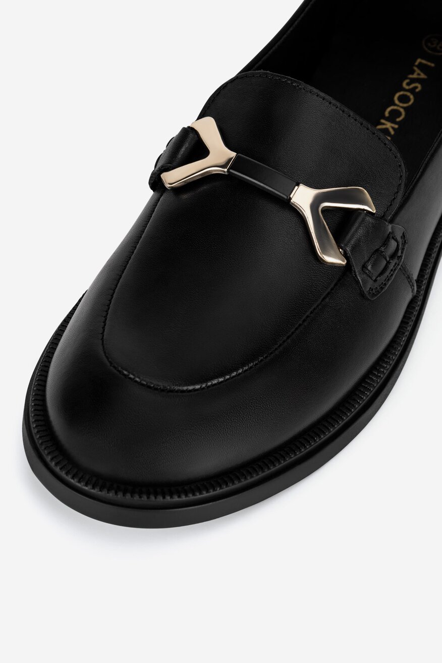 
                Lasocki - Mokasyny skórzane - 5905588722830