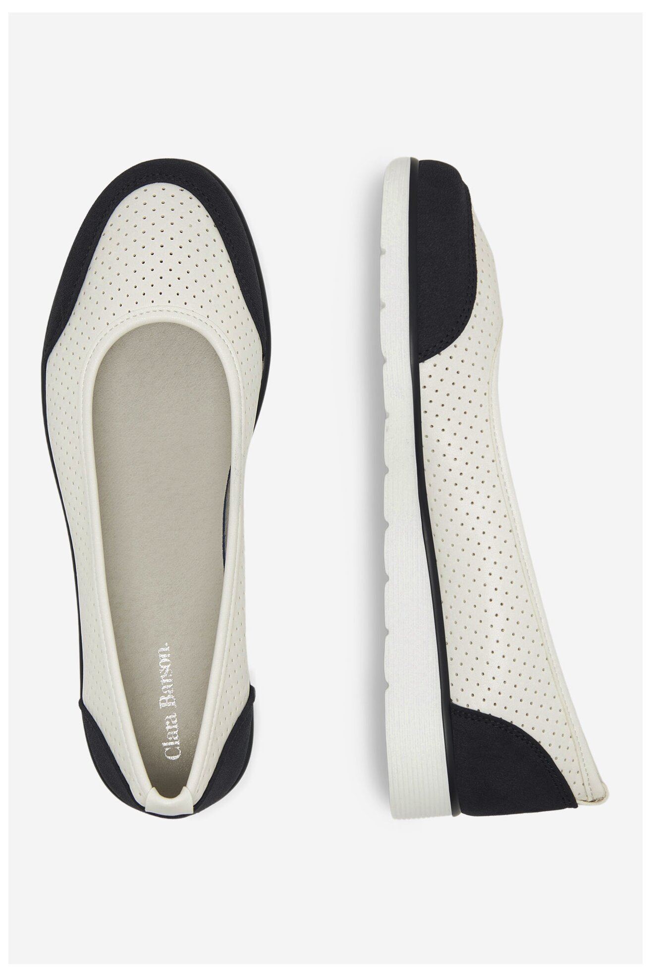 Baleriny Clara Barson WYL3650-1 Biały