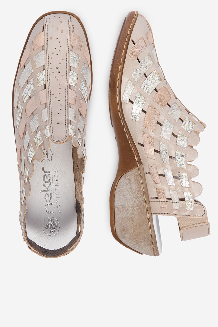 
                Rieker - Sandały skórzane - 5906751832899