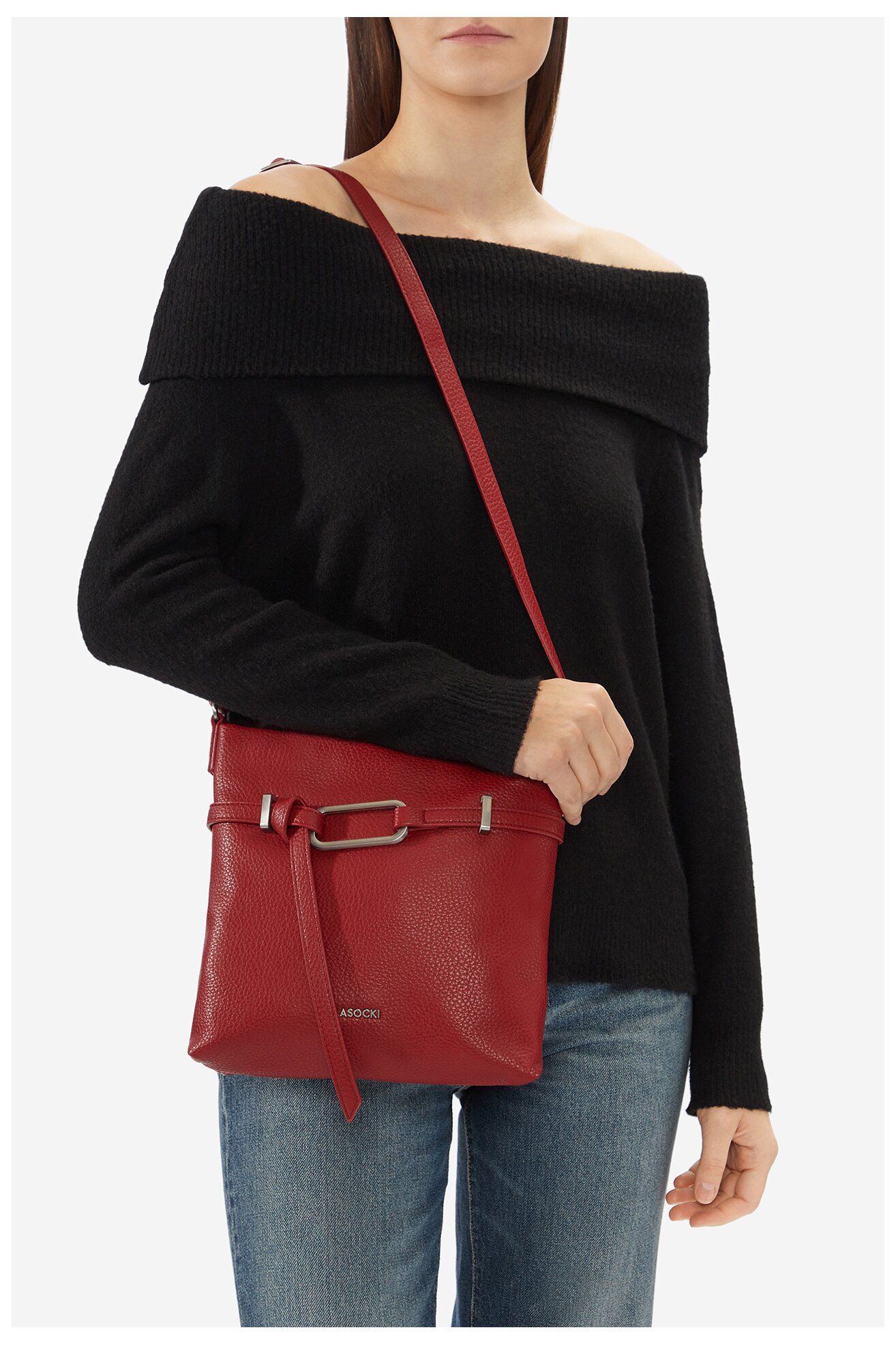 Дамска чанта Lasocki LSK-K-052-06 ЧЕРВЕН