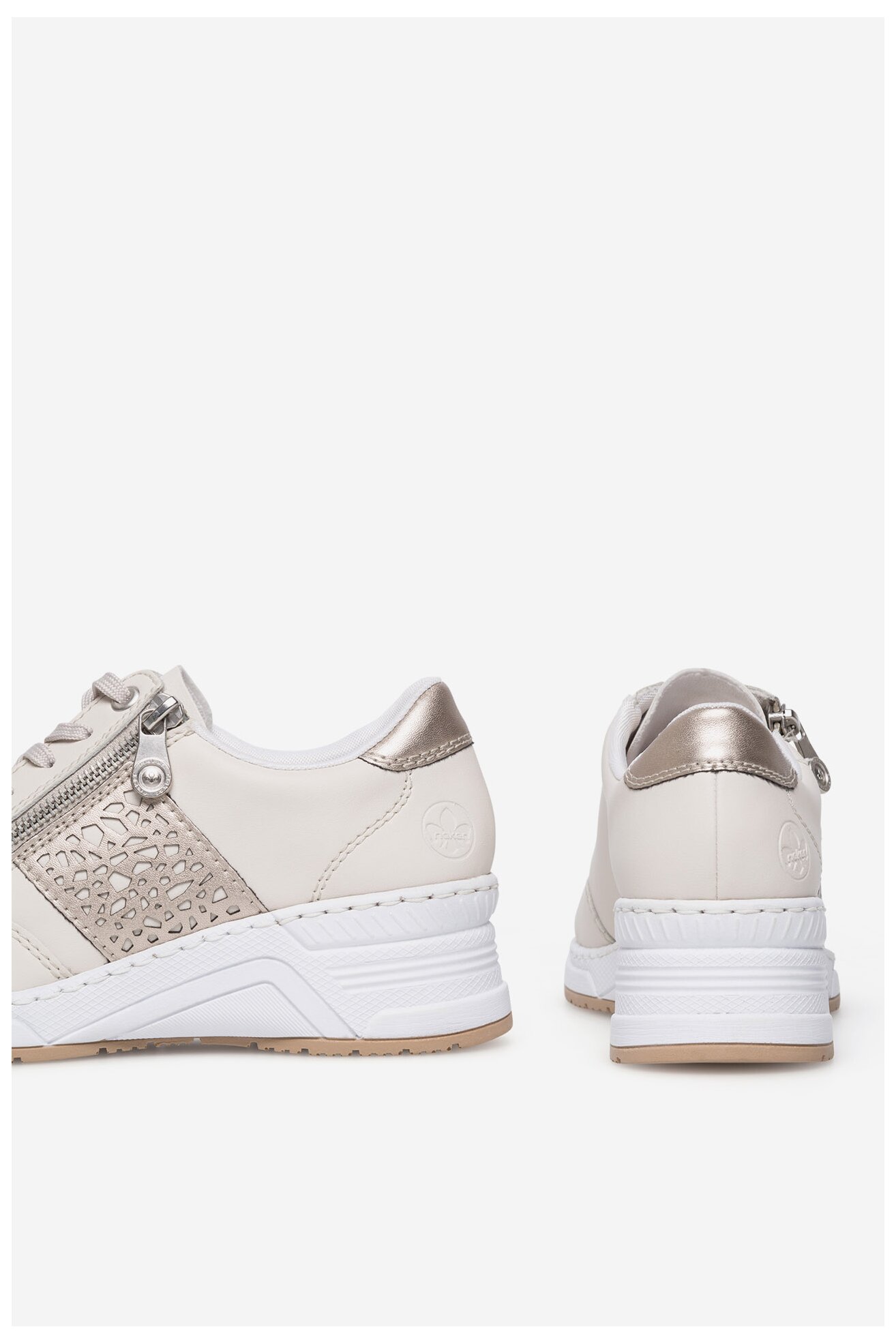 Sneakers Rieker N4344-60 Beżowy