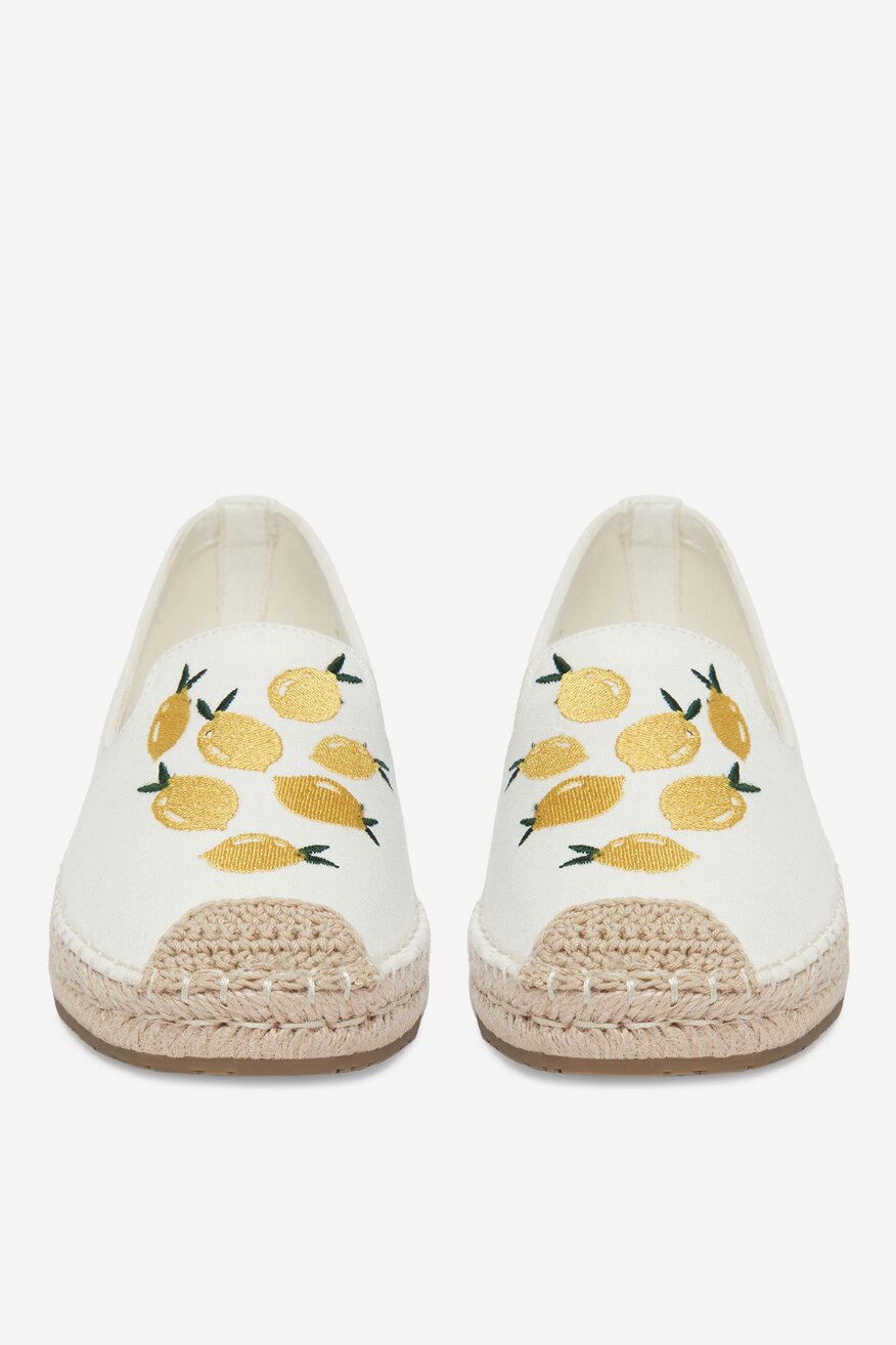 Espadrile DeeZee ALB - 5904410835960