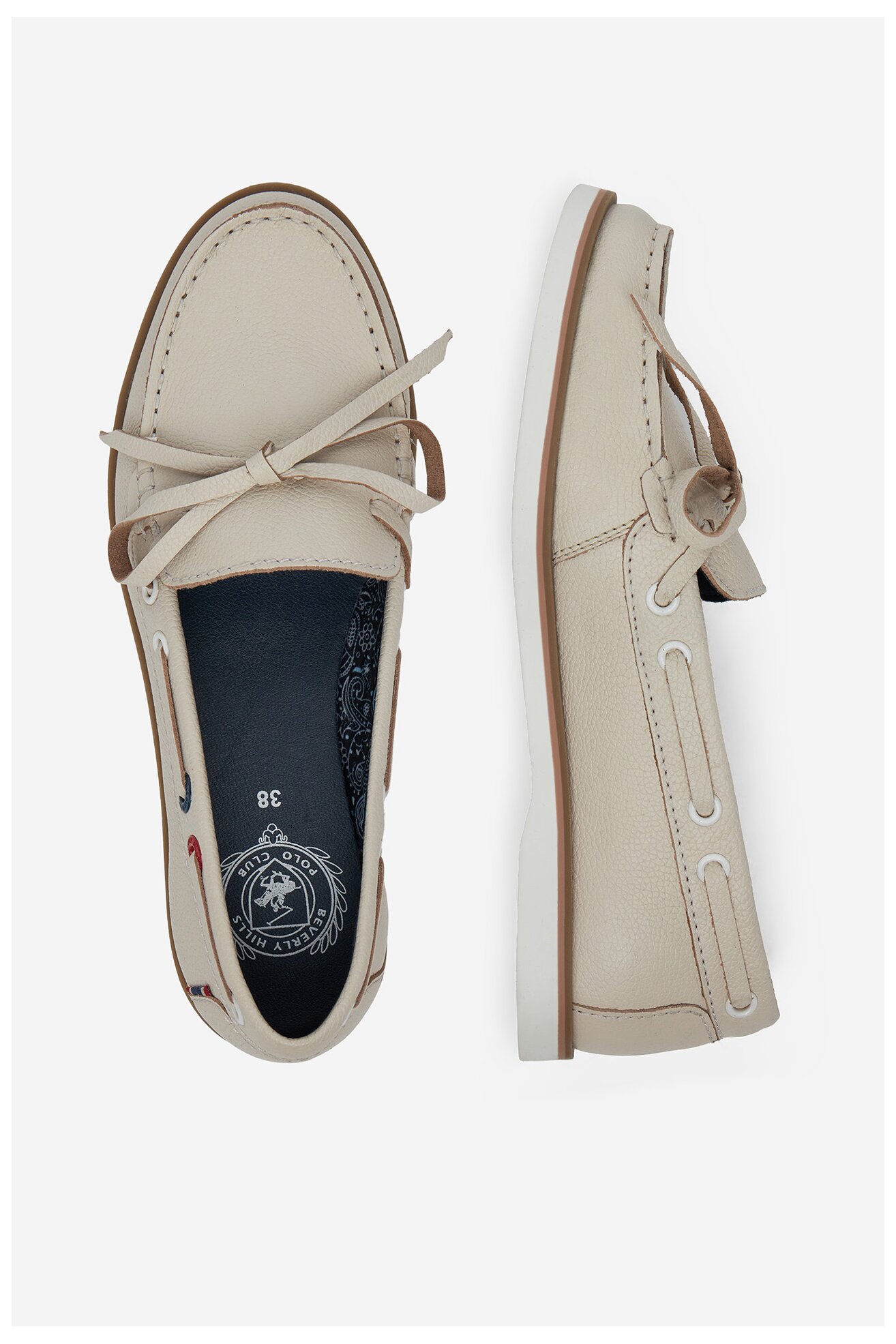 Mokasíny Beverly Hills Polo Club WI16-SKIPER-01 BÉŽOVÁ