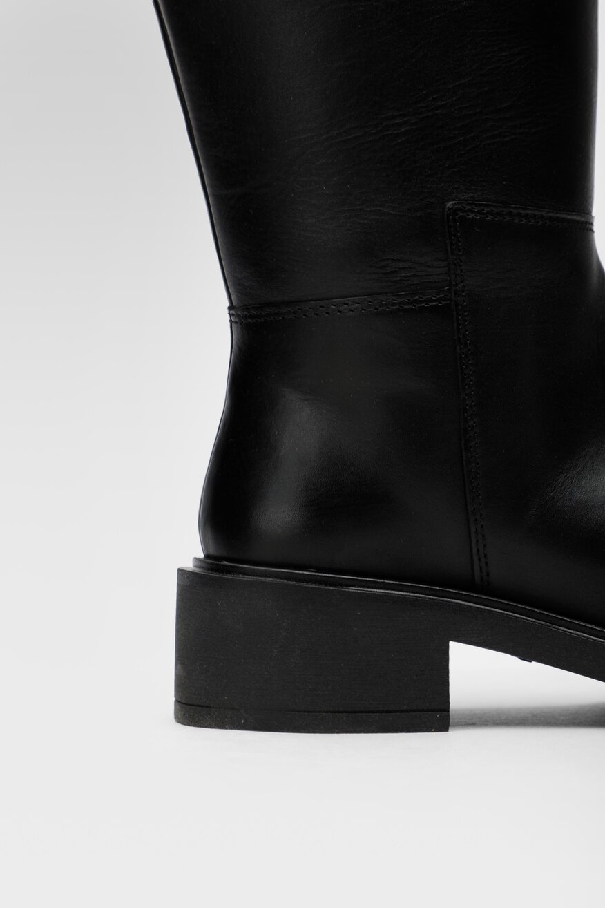 Gino Rossi - Skórzane kozaki czarne - 5904862187921