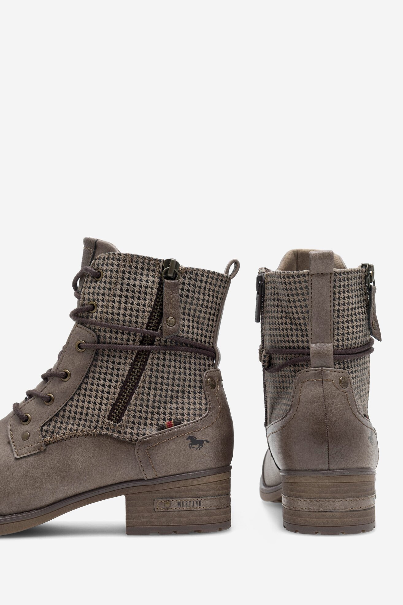 Боти Mustang 1229-510 СИВ