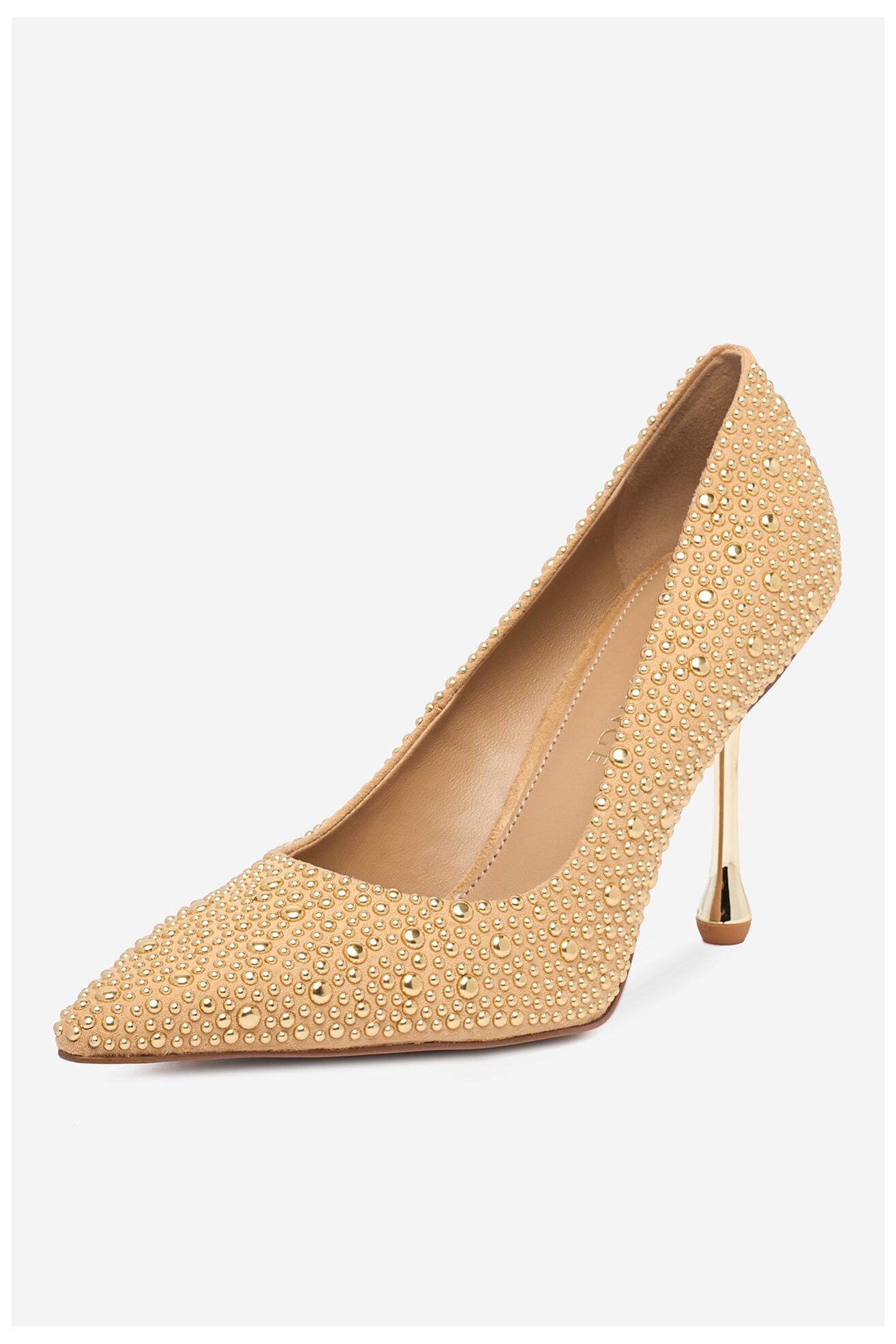 Czółenka EVA MINGE EO-SIAN-1797-181 Złoty