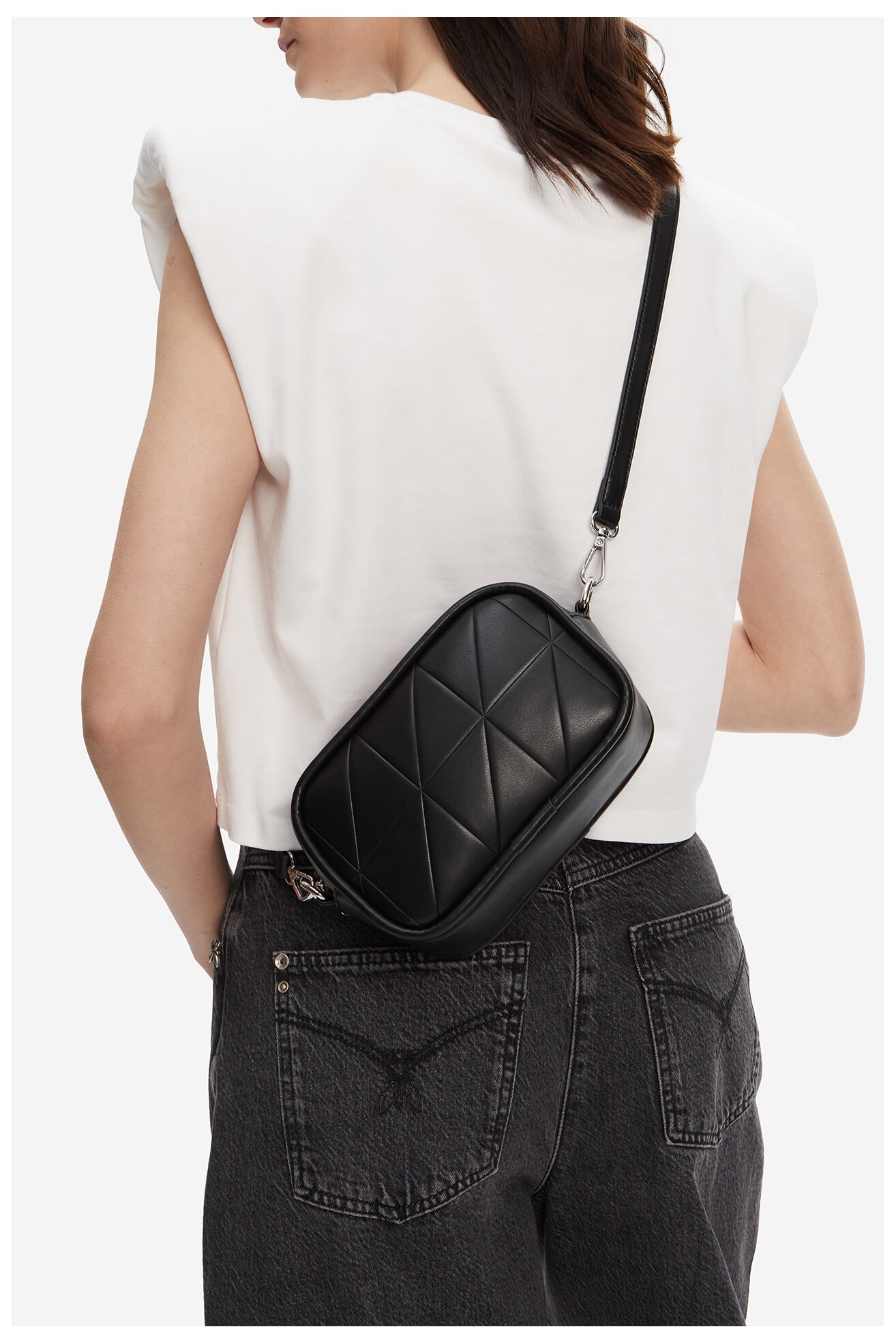 Geantă de mână DeeZee C-DZE-S-008-08 NEGRU