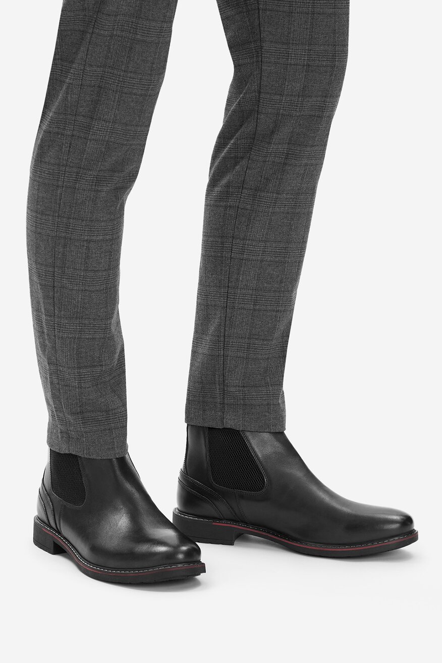 Lasocki - Sztyblety skórzane ocieplane - 5906751309407