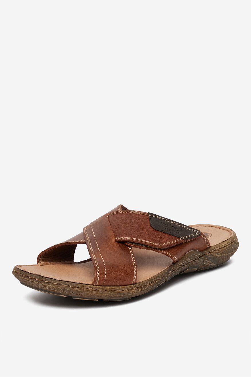 
                        Klapki Rieker CEO-22089-24 Brązowy - 5906751769539