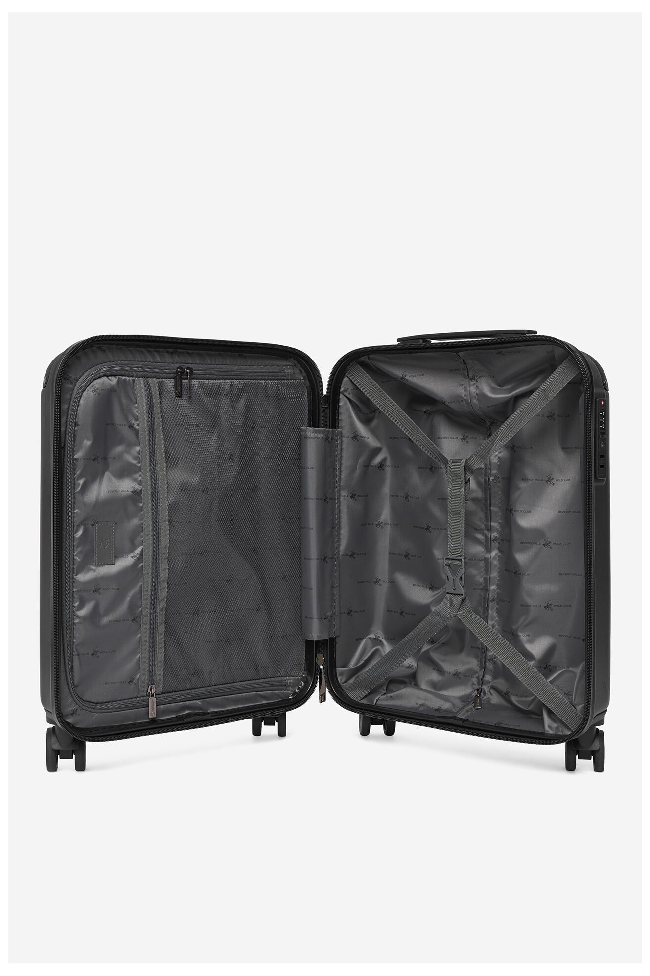 Valiză Beverly Hills Polo Club CEO-BHPC-S-001-08-BLACK NEGRU