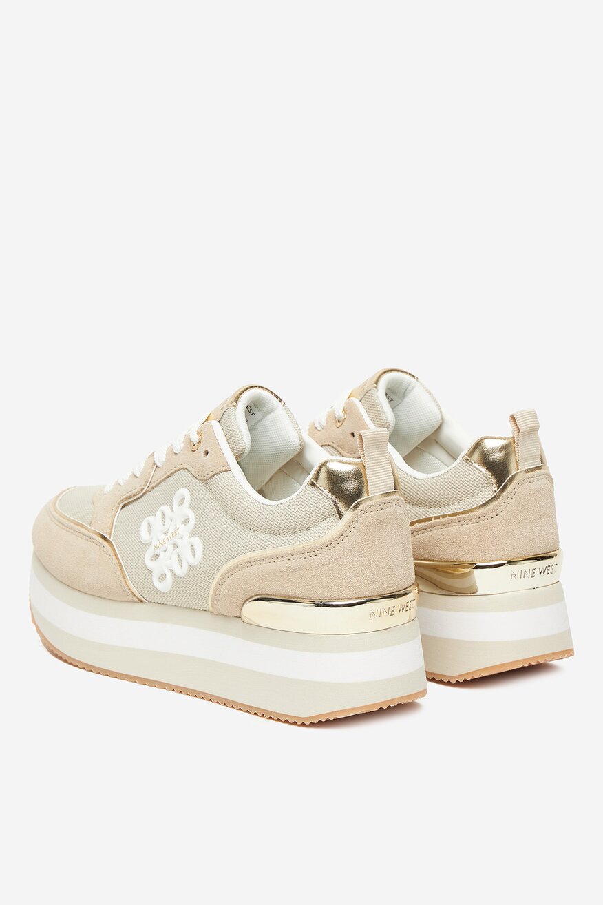 Sneakerși NINE WEST BEJ - 5906751159682
