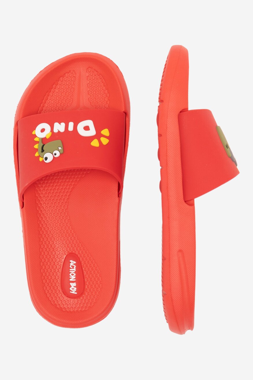 
                Action Boy - Klapki basenowe czerwone - 5904862628004