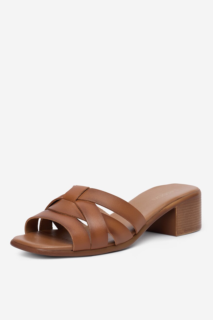 
                Lasocki - Klapki skórzane - 5906751924075