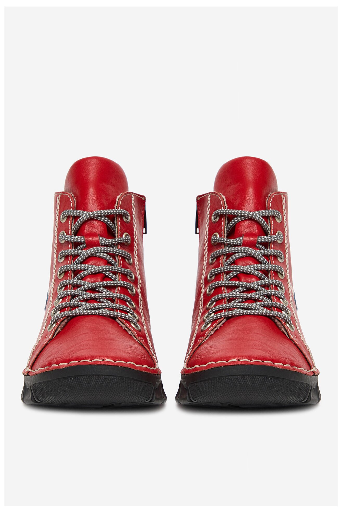 Bocanci Rieker 55020-33 ROŞU