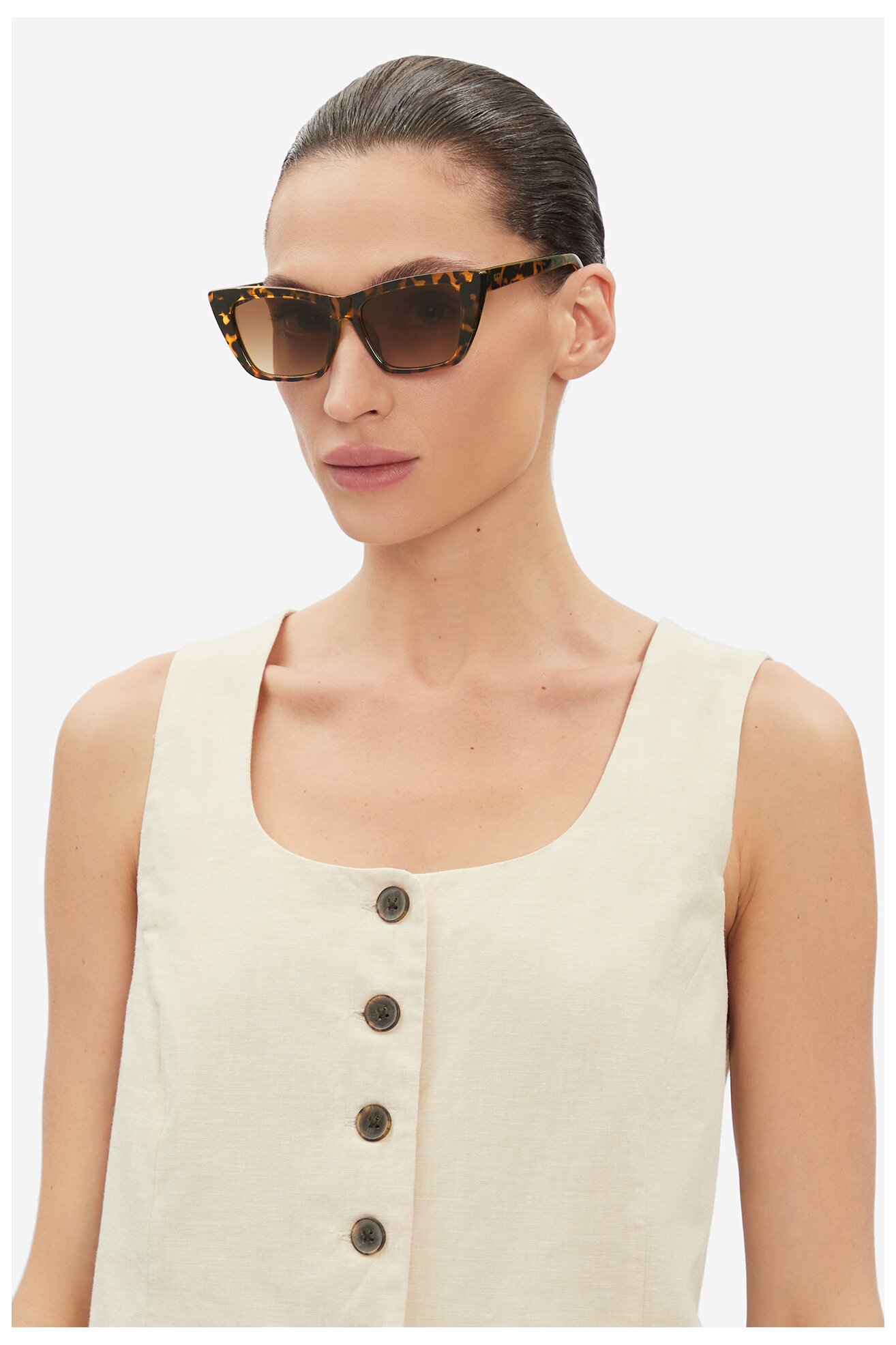 Okulary damskie DeeZee BSPB383-2 Brązowy