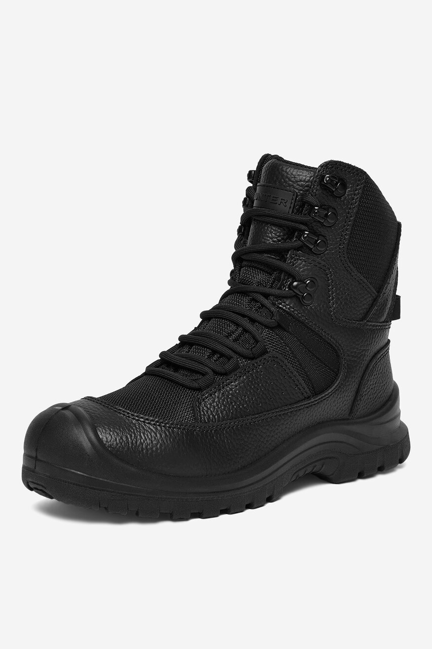 
                HUNTER - Skórzane trzewiki sznurowane - 5906751204238