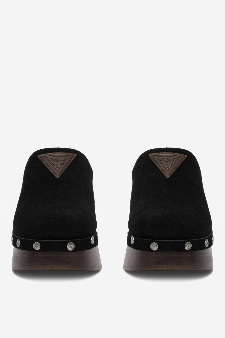 GUESS JEANS - Klapki skórzane - 5907964055822