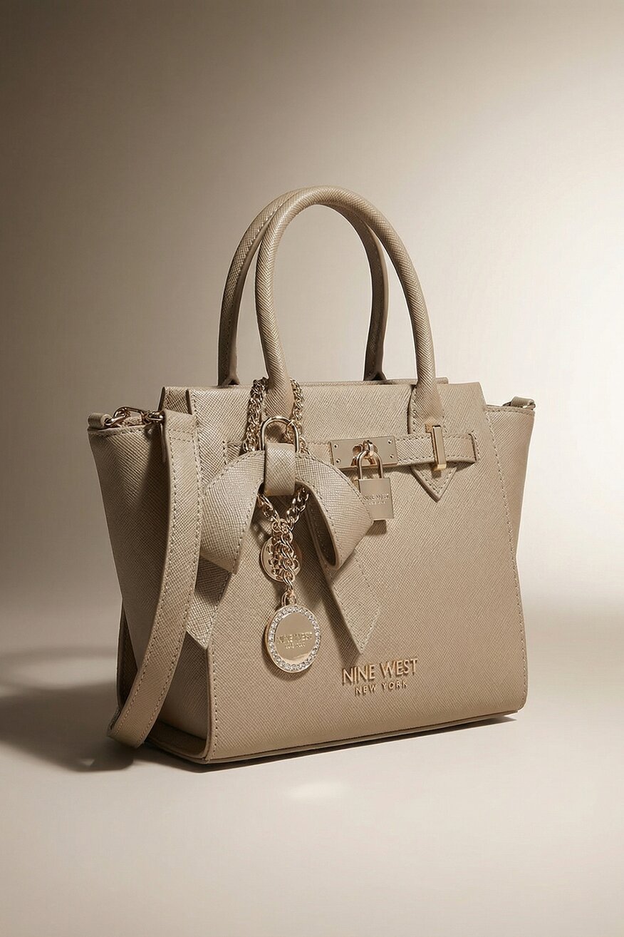 
                NINE WEST - Średnia torebka kuferek - 5906751259979