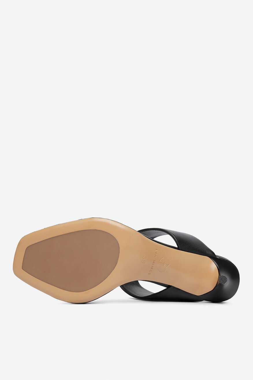 EVA MINGE - Klapki skórzane - 5906751814161