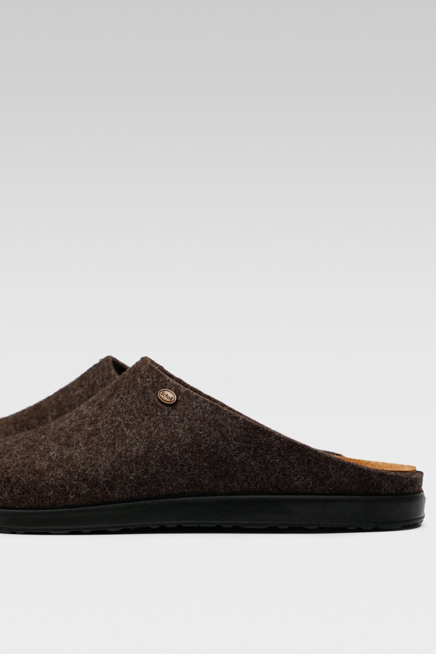 
                Scholl - Kapcie brązowe - 5904862046273