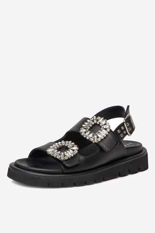 Сандалі EVA MINGE SNOWDROP-I75-563 ЧОРНИЙ