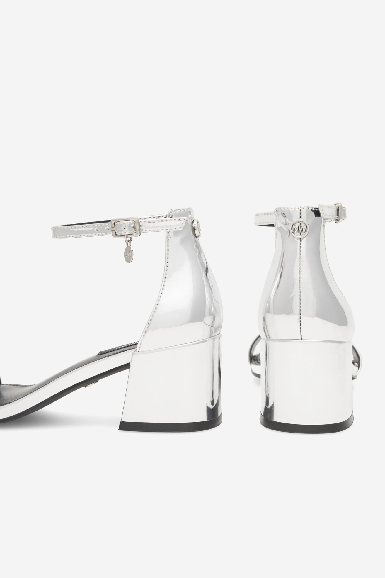 Sandały NINE WEST ERMINA FF-2308 Srebrny