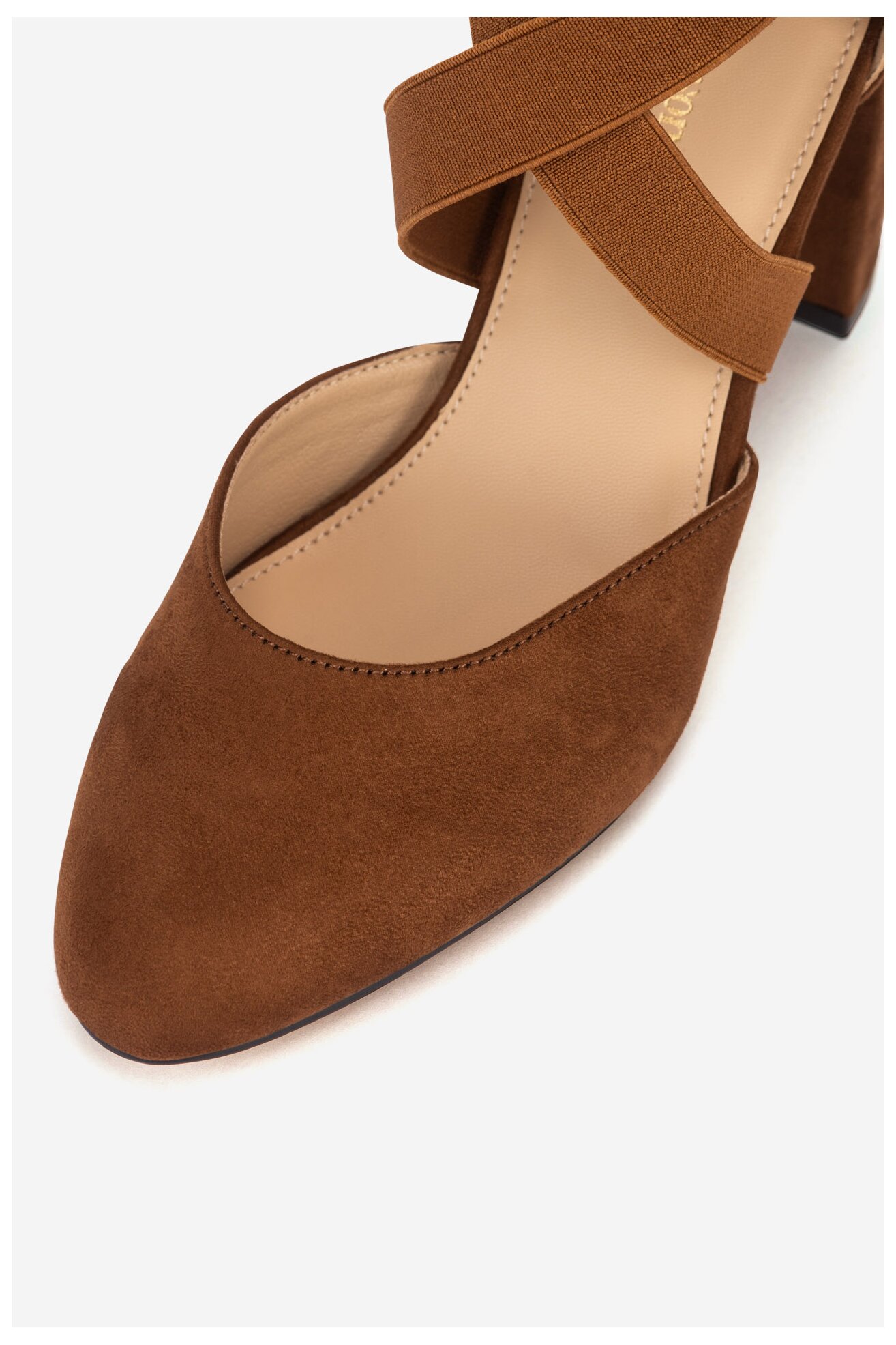 Pantofi cu toc Clara Barson WYL3755-1 CREM