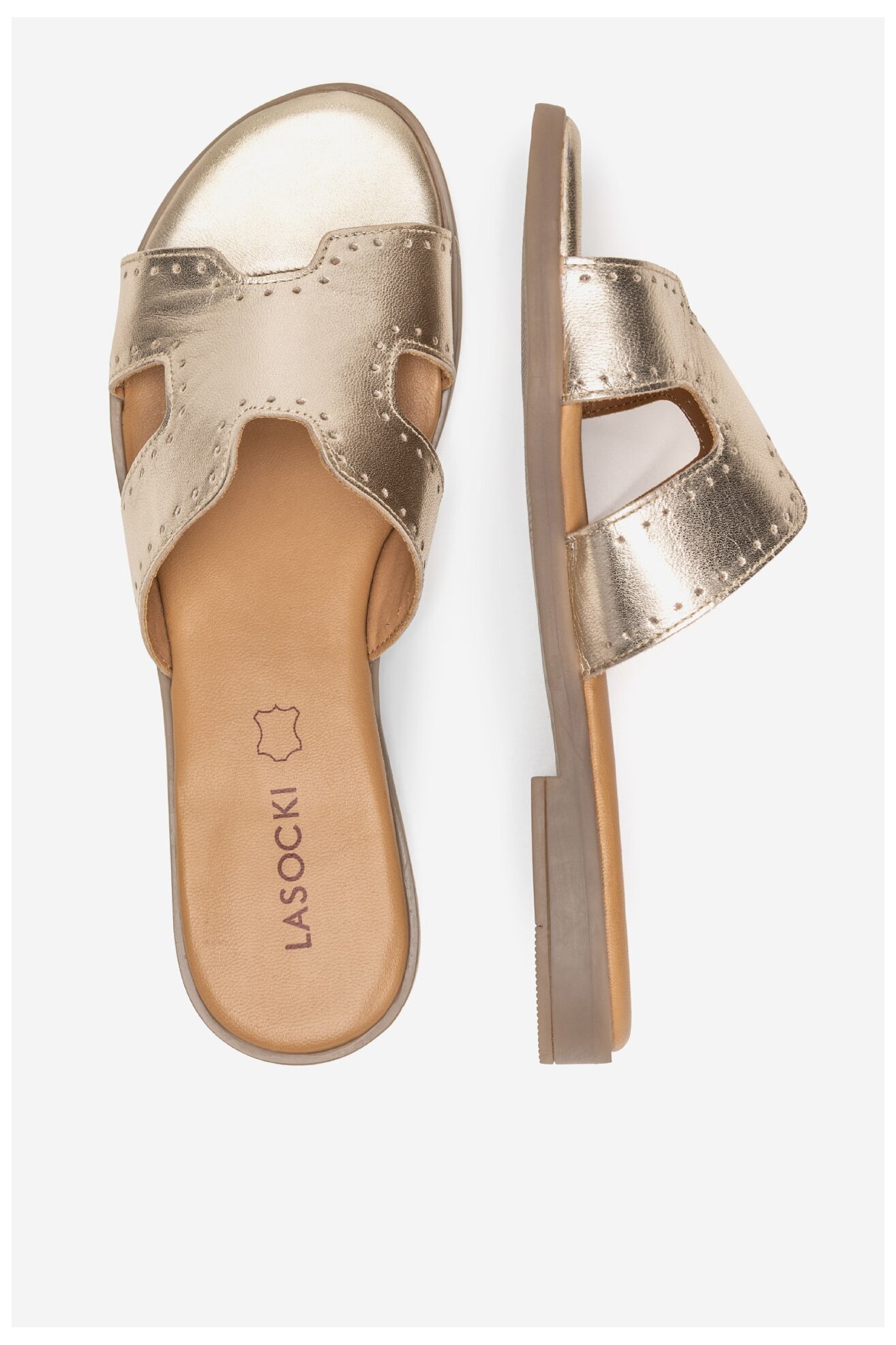 Papuče Lasocki WI16-FOXI-74 ZLATNA