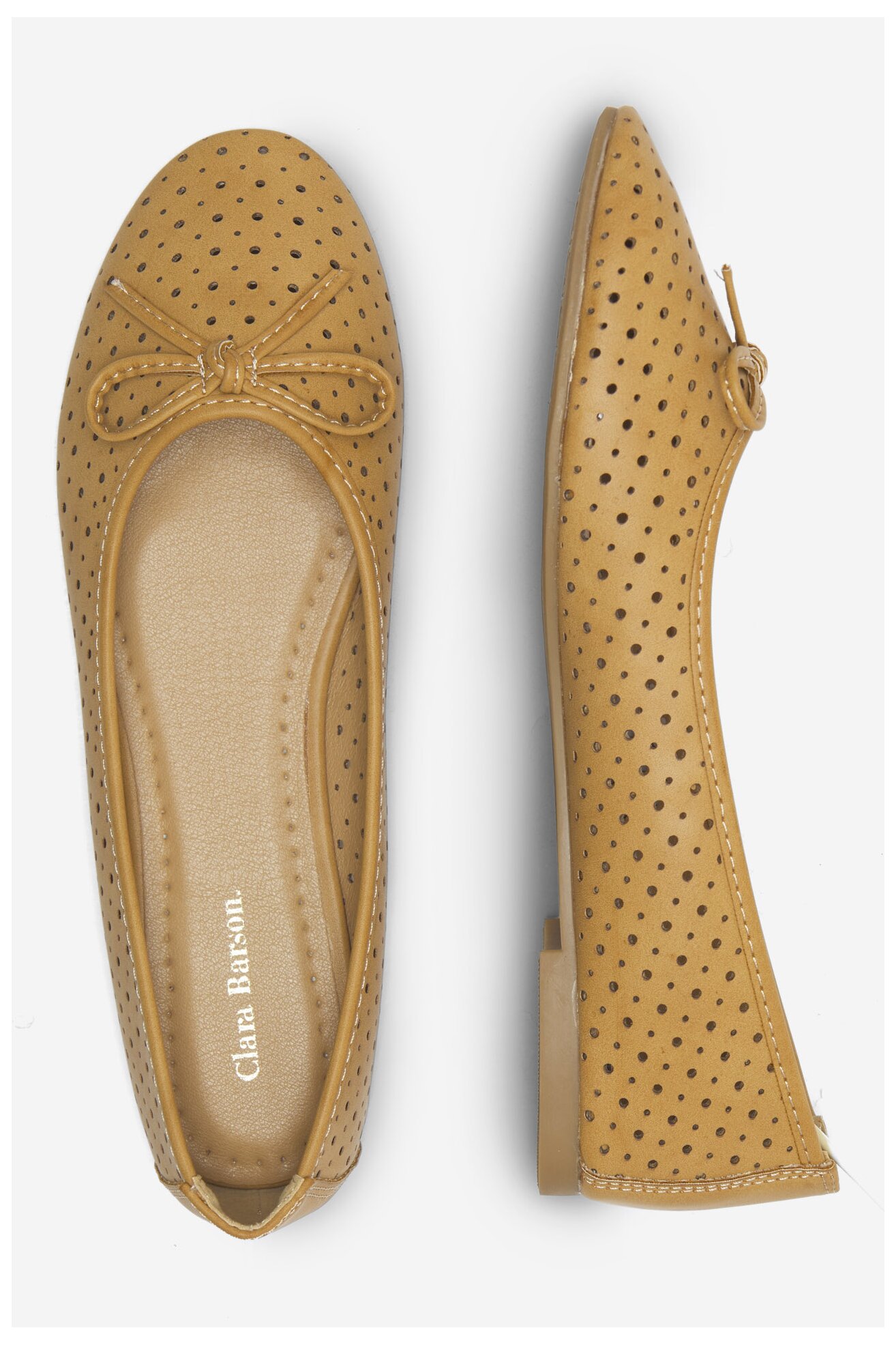 Baleriny Clara Barson WS6027-02 Camel