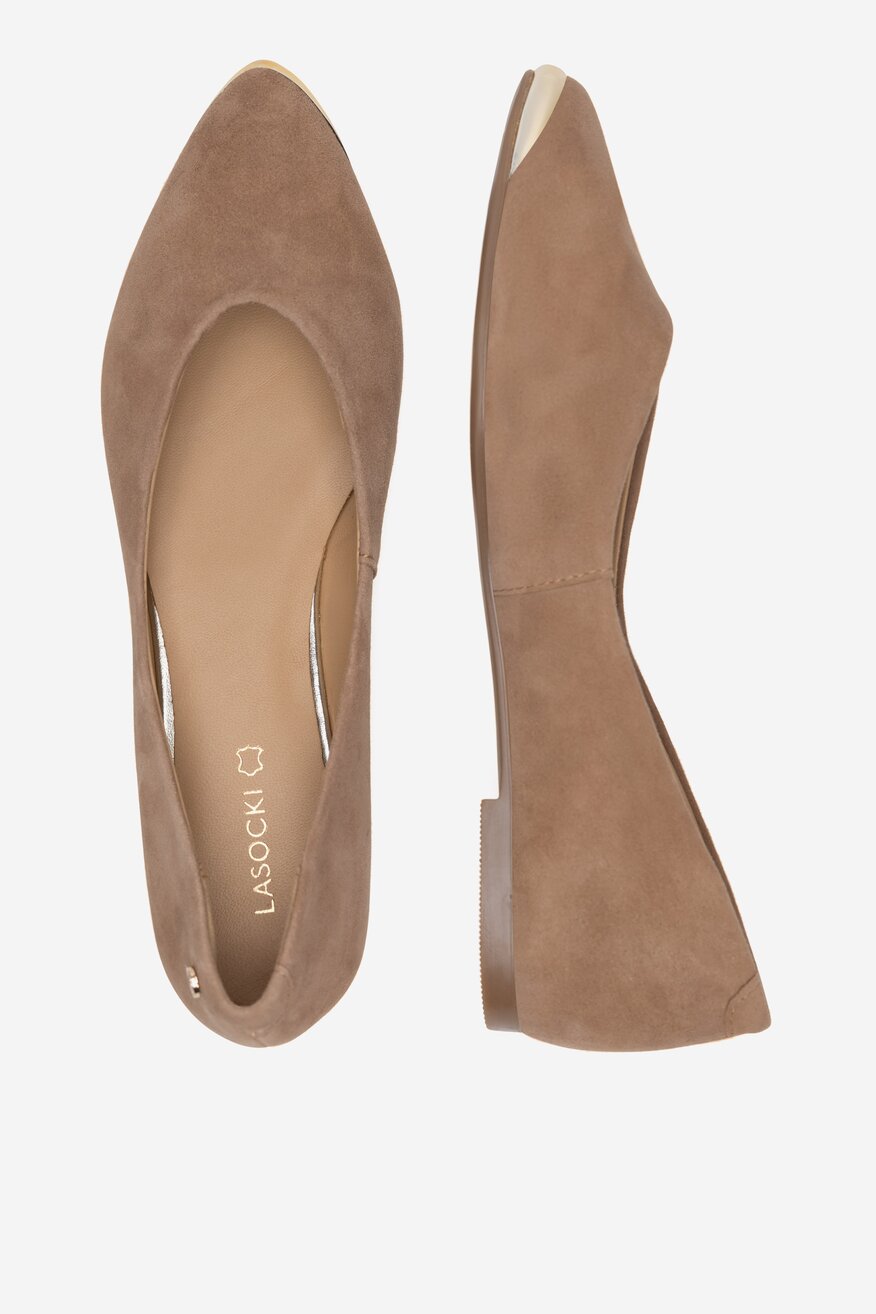 Lasocki - Baleriny zamszowe - 5905588799757
