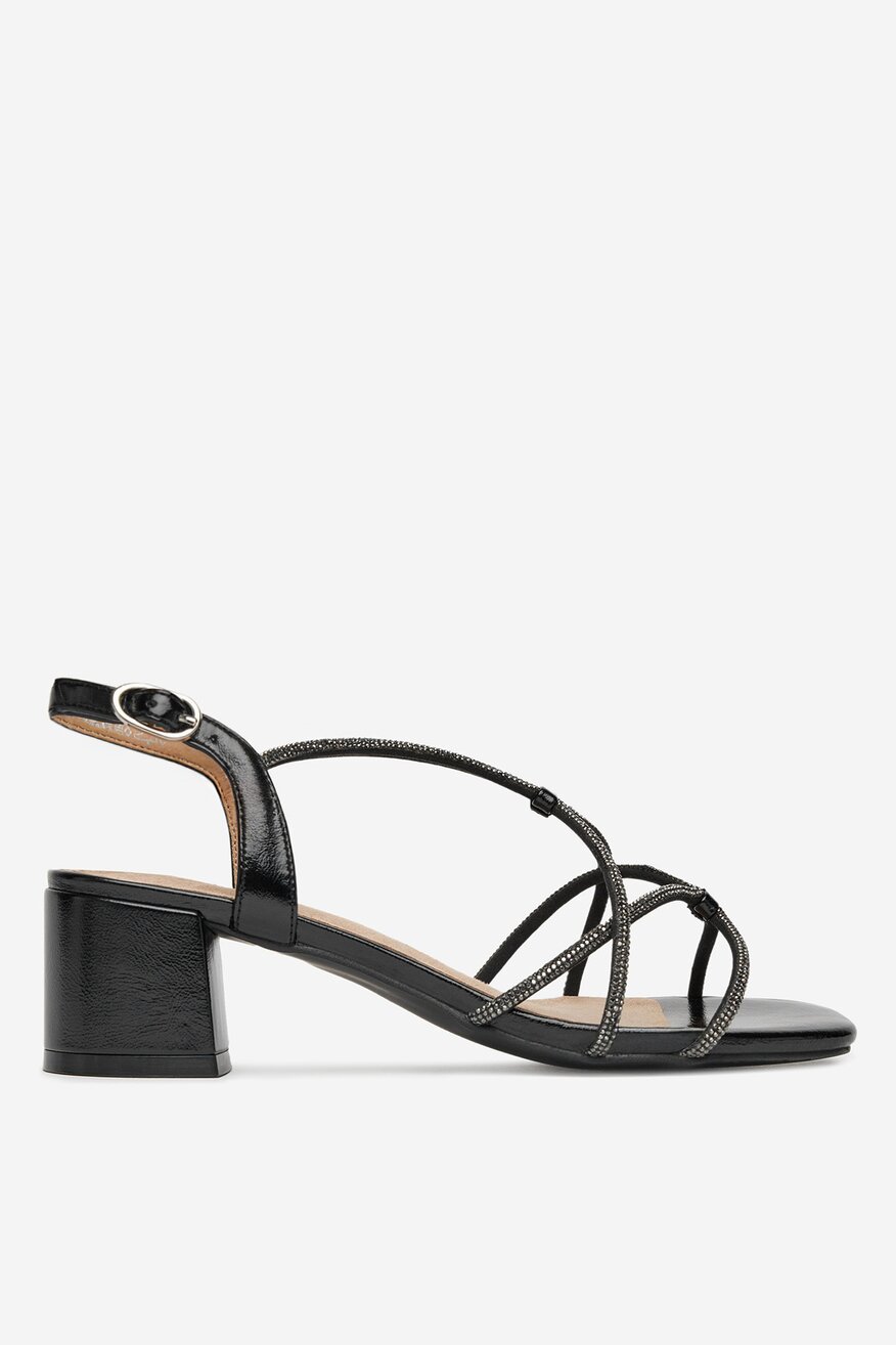 Sandály Clara Barson ČERNÁ - 5903698730097