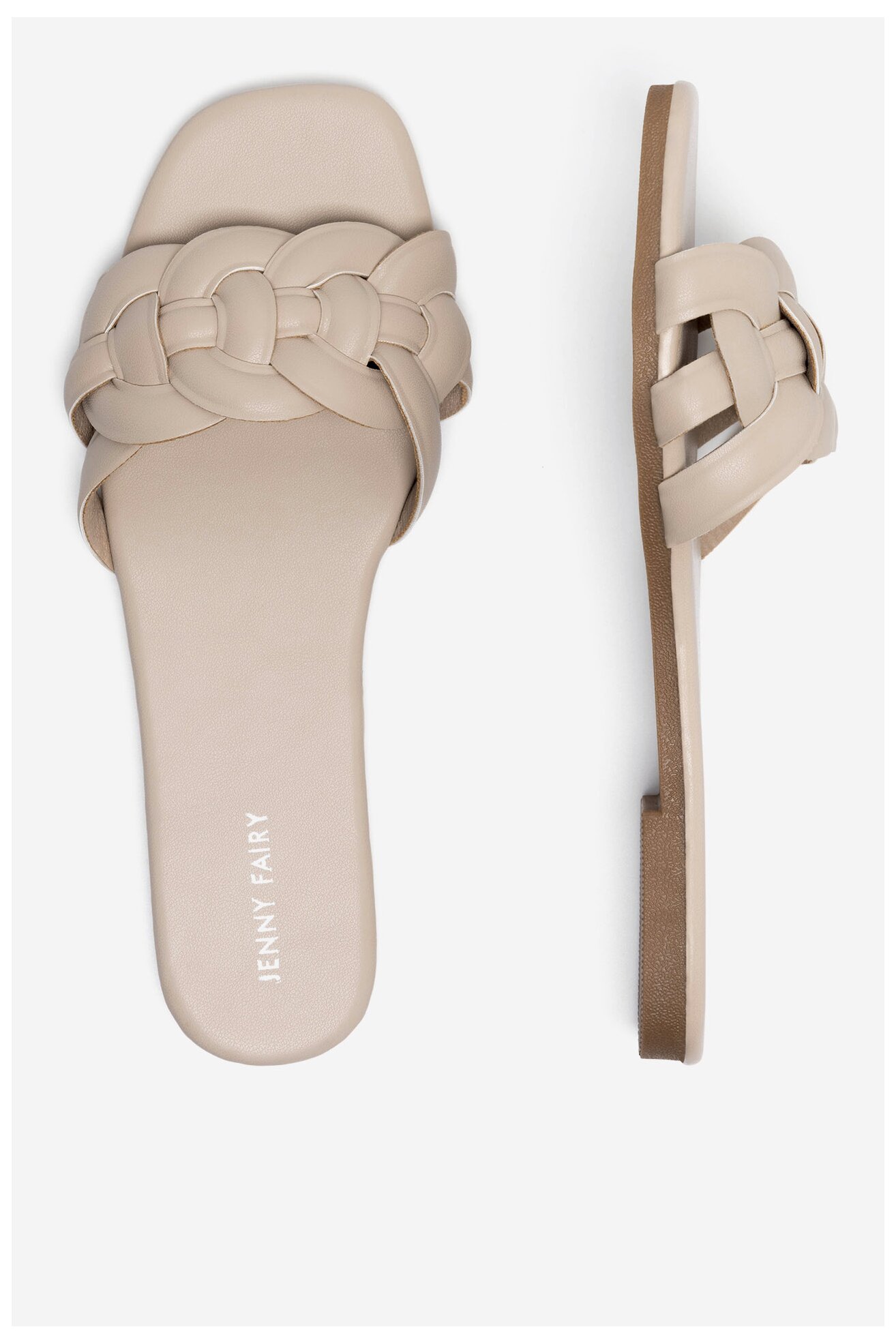 Klapki Jenny Fairy WFA2614-1 Beżowy