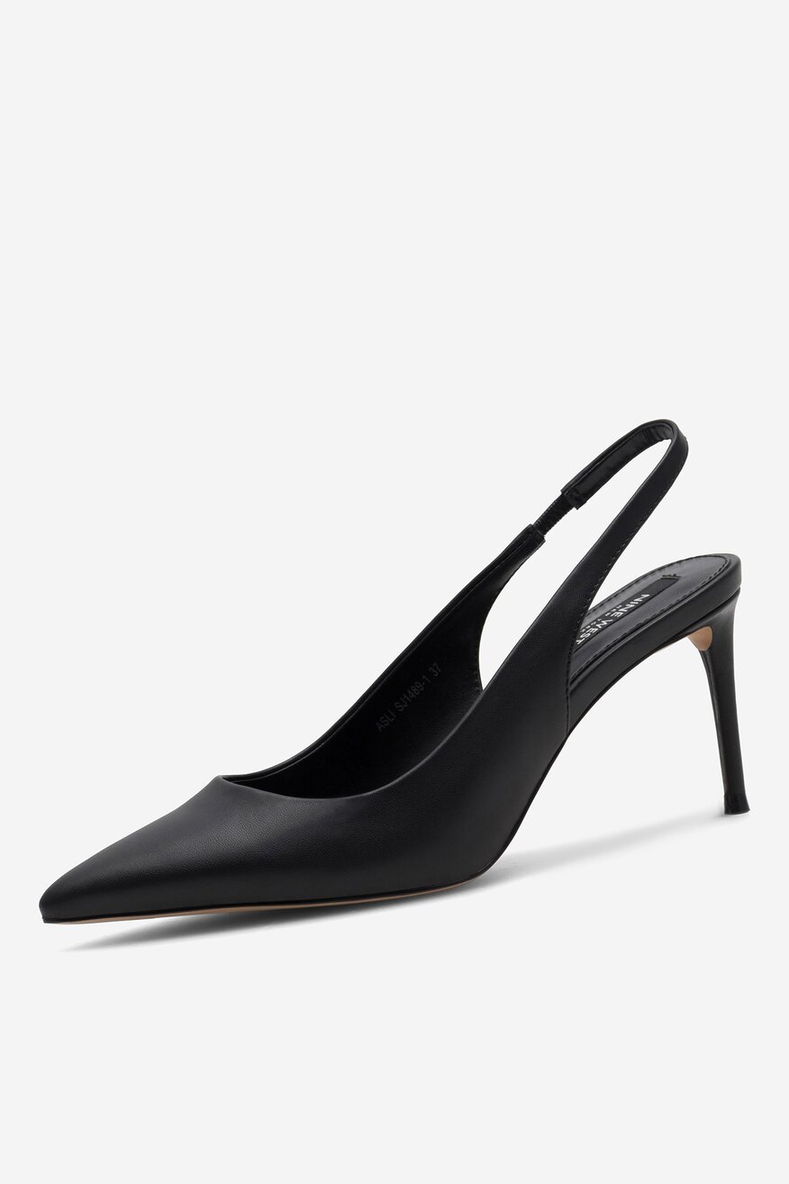 NINE WEST - Czółenka z odkrytą piętą - 5905588148838
