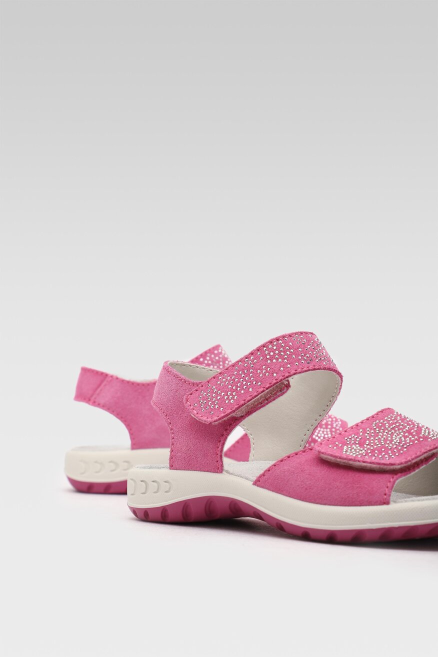 
                Sandale Twisty TAMNO ROZE - 5903698567815
