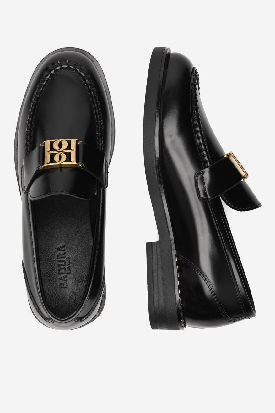 Badura - Loafersy skórzane - 5903419650123
