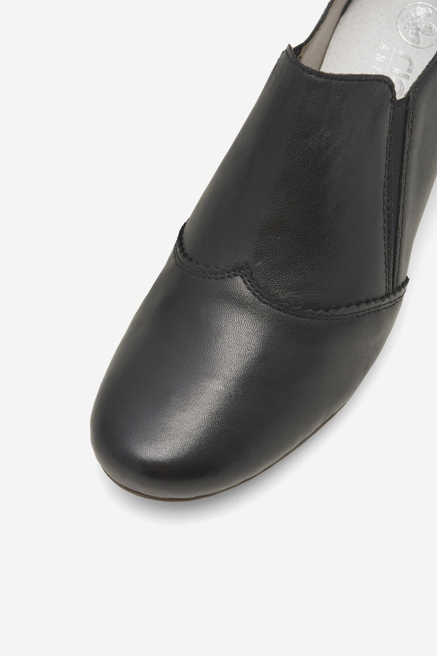 Rieker - Skórzane czółenka - 5905588231011