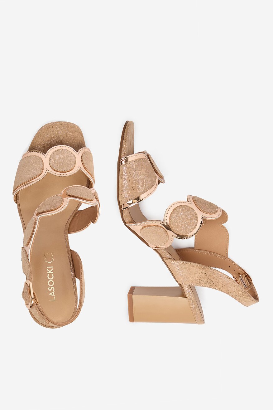 
                Lasocki - Sandały skórzane - 5906751777145