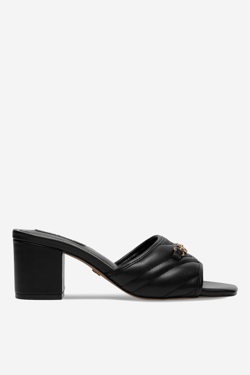 
                NINE WEST - Klapki na obcasie - 5905588564188