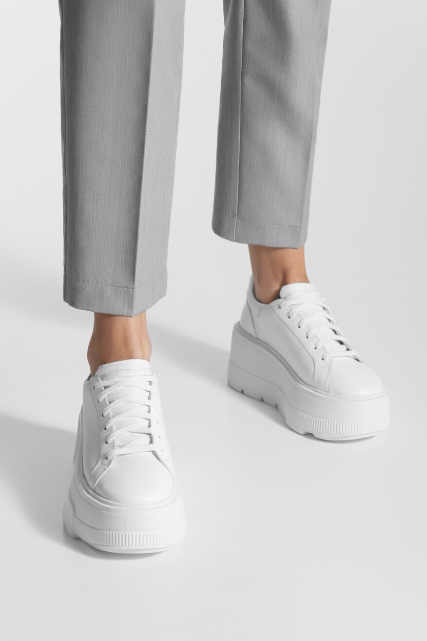 Sneakerși Badura ALB - 5905588463290