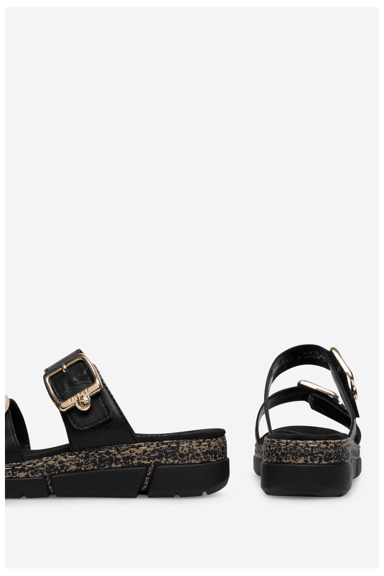 Klapki Rieker V2372-00 Czarny