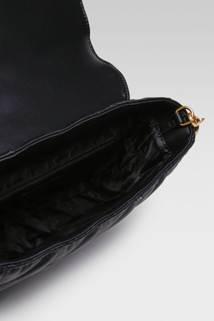 Badura - Skórzana torebka czarna - 5904248532505