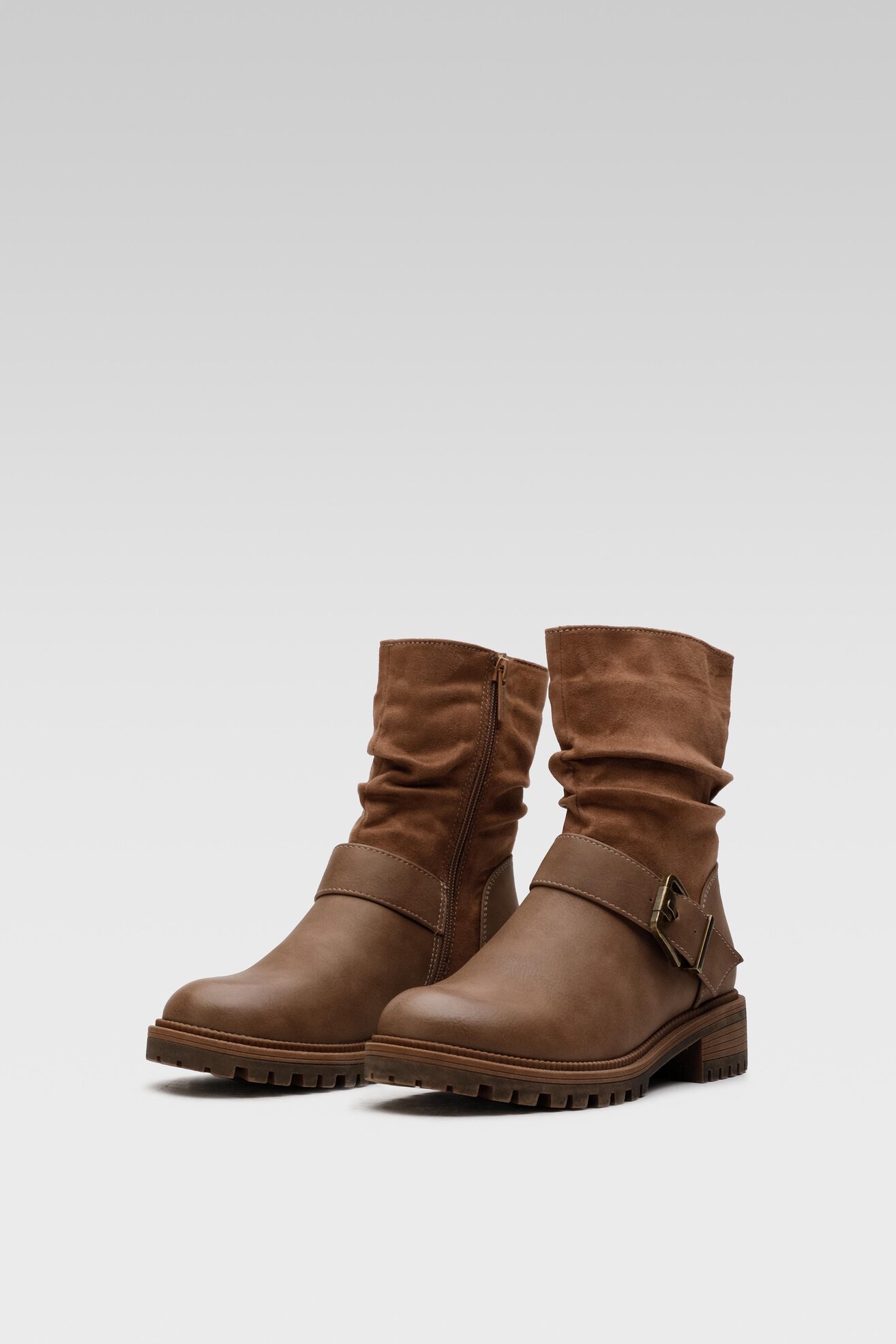 Botki Clara Barson WS5600-11 Brązowy jasny