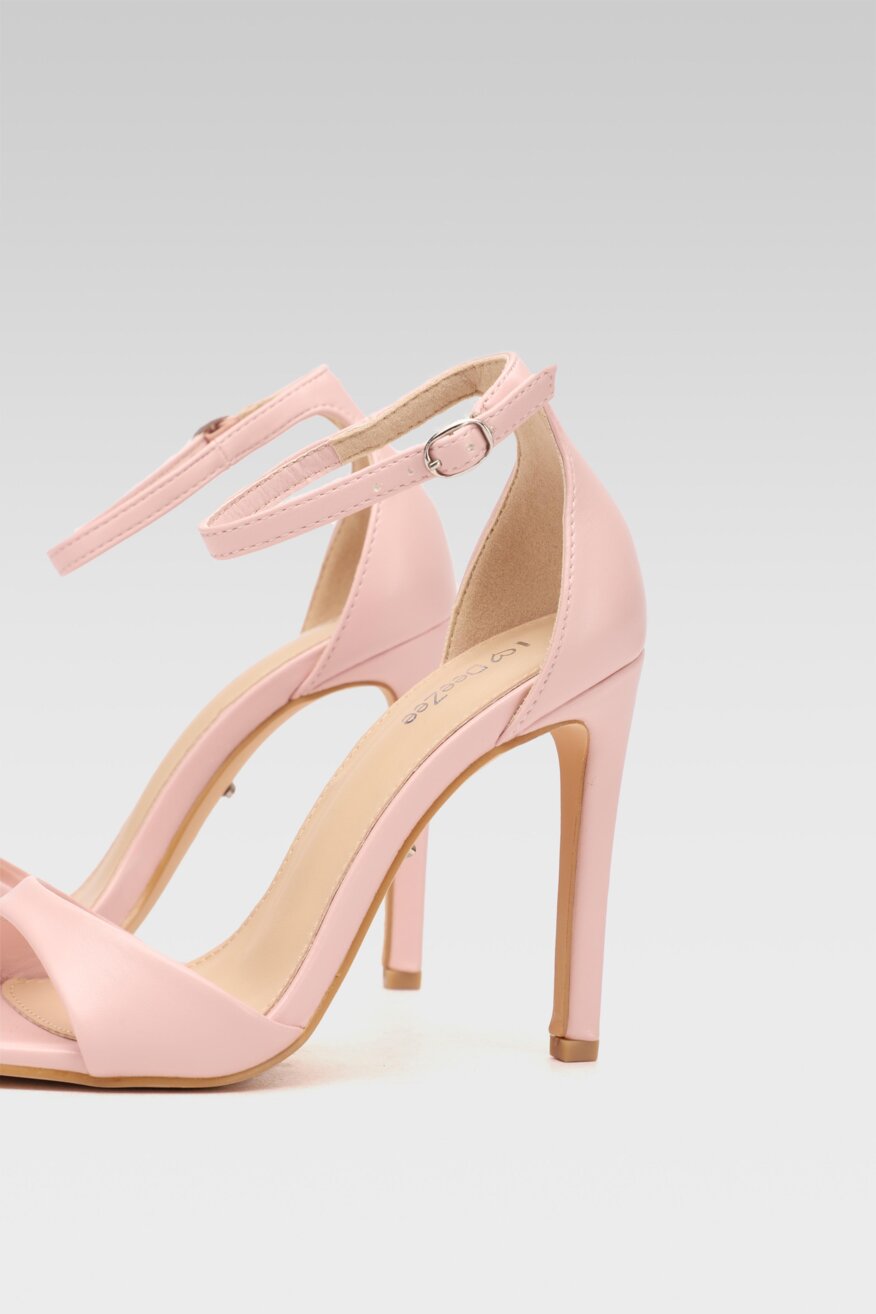 
                DeeZee - Sandały na obcasie pastelowe - 5903698315560